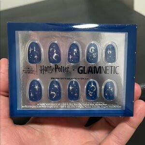 x Harry Potter Blue Press-On Nails